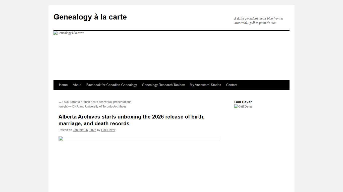 Alberta Archives starts unboxing the 2026 release of birth, marriage, and death records - Genealogy à la carteGenealogy à la carte